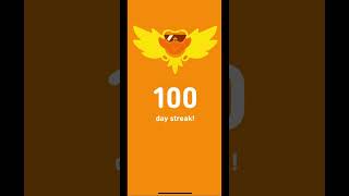 100 day duolingo streak 100daystreak [upl. by Tanitansy]