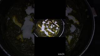 Palak paneer recipe  palak paneer kaise banaye ghar mein😋shorts ytshorts viralvideo trending [upl. by Irabaj]