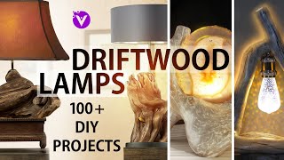 Handmade driftwood lamps  100 DIY projects amp design ideas Wooden table lamp [upl. by Smaj]