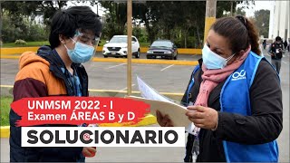 ✨ SOLUCIONARIO ✍ San Marcos 2022 I 📢Áreas BD [upl. by Catie947]