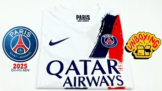 PSG maillot extérieur 20242025 player version Unboxing  ASMR [upl. by Eirameinna]