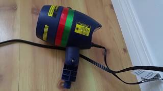 Outdoor Christmas Laser Light Projector [upl. by Allin]