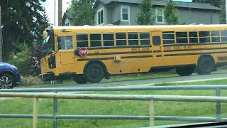 52924  IMS School Buses in Mercer Island WA [upl. by Allicsirp724]