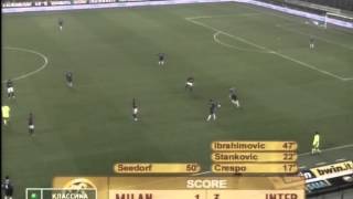 Stagione 20062007  Milan vs Inter 34 [upl. by Nnylatsyrc]