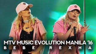 Bebe Rexha Live  MTV Music Evolution Manila 2016 [upl. by Anattar]