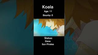 Koala Glow Up  One Piece onepiece anime animeshorts shorts koala shortsvideo shortanime [upl. by Emse]