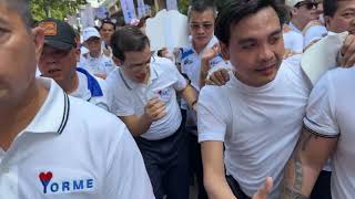 LIVE Yorme Isko Moreno Domagoso and Chi Atienza arrive at Arroceros Forest Park  Oct 8 2024 [upl. by Yeznil]