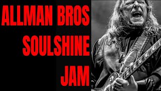 Soulshine Allman Brothers Style Southern Guitar Jam Track Bb Major [upl. by Modeerf419]