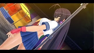 Senran Kagura Estival Versus  moveset with commentary 1935 Guan Yu [upl. by Femi]