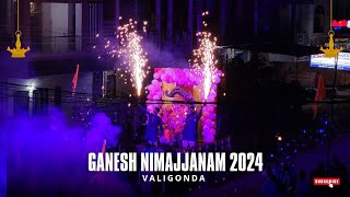 Ganesh Nimajjanam  Celebration 2024  Valigonda  Telangana [upl. by Atnohs]