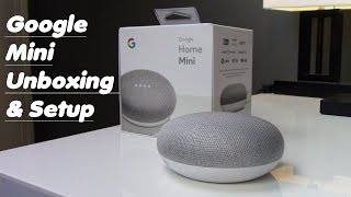 Google Home Mini Unboxing and Setup [upl. by Caia]