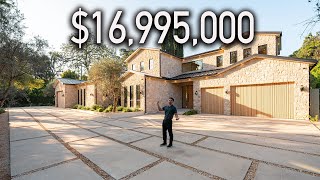 Touring a 17M Encino Mega Mansion with a Resort Style Backyard [upl. by Alonso356]