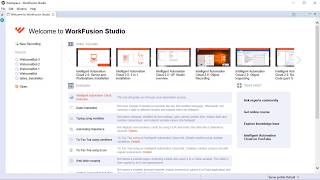 RPA WorkFusion RPAExpress Introduction 3 [upl. by Tobey]