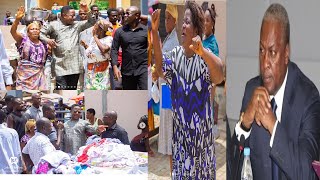 Mahama Sh0cks As Ho Market Women Snubs Him amp Fght On Amawu T Shirt [upl. by Tivad874]