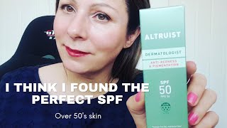 Altruist SPF50 anti  redness amp Pigmentation tinted facial moisturiser Review [upl. by Ralf927]