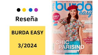 Reseña Burda Easy 32024 [upl. by Rudman286]