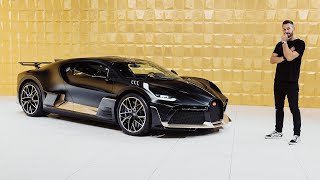 over €8000000 Million Bugatti Divo in Black and Gold brutal W16 sound  The Supercar Diaries [upl. by Ashien]