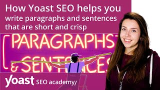 How Yoast SEO helps you write paragraphs and sentences that are short and crisp  Yoast SEO features [upl. by Amaleta473]