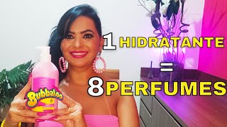 8 PERFUMES que combinam com o HIDRATANTE BUBBALOO [upl. by Attirb798]