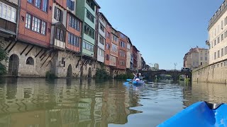 Un parcours inédit en canoë dans la ville de Castres [upl. by Ltney]