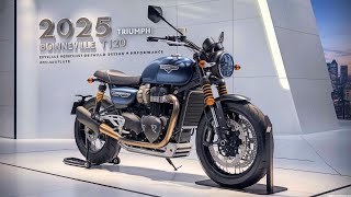 First Look 2025 Triumph Bonneville T120 Revealed [upl. by Linn]