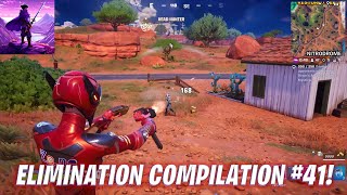 FORTNITE  ELIMINATION COMPILATION 41 [upl. by Nekciv999]