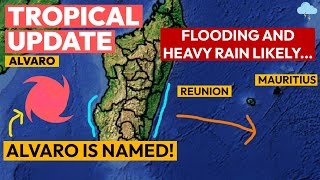 Tropical Cyclone Alvaro Threatens Madagascar Impacts on Maurice amp Reunion [upl. by Euqinitram975]