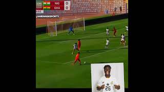 Alidu Seidus Goal for Black Stars against Niger in the AFCONQ [upl. by Neersan]