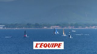 Les Morbihannais vainqueurs du raid côtier à Hyères  Voile  Tour de France [upl. by Ahsoem]