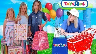 Pretend Toy Store Pranks Mayas Birthday [upl. by Howlan]