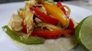 La mejor receta de FAJITAS DE POLLO ¡Muy fácil [upl. by Pennington722]