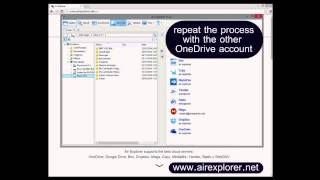 Add OneDrive accounts in Air Explorer [upl. by Aleksandr702]