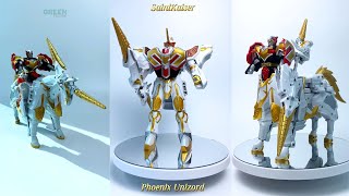 DX SaintKaier 2005 Phoenix Unizord セイントカイザーMahou Sentai Magiranger  Mystic Force Power Rangers 4K [upl. by Eliak]