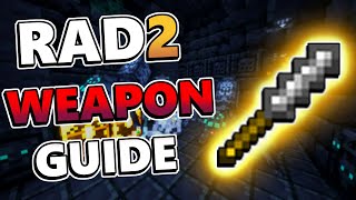 RAD 2  Melee Weapon Progression Guide for RAD 2 [upl. by Notxap]