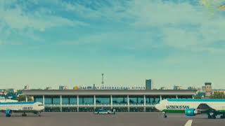 Welcome Tours around Samarkand Khiva Bukhara Airport and airways of Uzbekistan [upl. by Namruht]