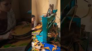 Bearing die paper plate machine full automatic ytshorts paperplatemakingmachine selfemployed [upl. by Niwroc]