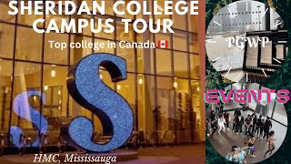 Sheridan college full campus tour Top college in canada 🇨🇦with PGWP Events job opportunities [upl. by Ohploda566]