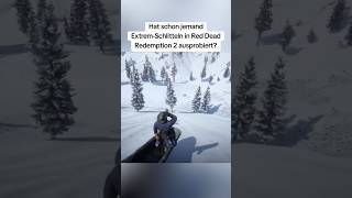 Schlitteln in Red Dead Redemption 2 😎 shorts gaming gamer games meme memes gameplay rdr2 [upl. by Elephus]