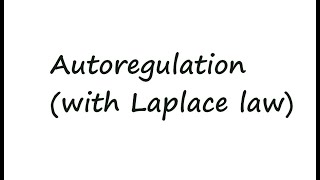 Physiology of Autoregulation myogenic theory amp metablolic theory of Autoregulation [upl. by Sucramel]