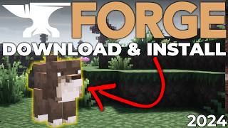 How To Download amp Install Forge in Minecraft 2024 [upl. by Shulem]