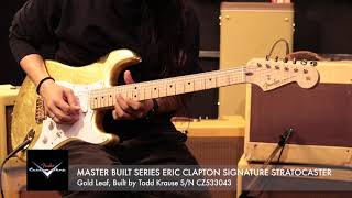 Fender Custom Shop  MBS Eric Clapton Stratocaster Gold Leaf built by Todd Krause 【SN CZ533043】 [upl. by Bamby602]