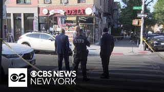 2 injured in shooting outside Brooklyn bodega [upl. by Ttenaj769]