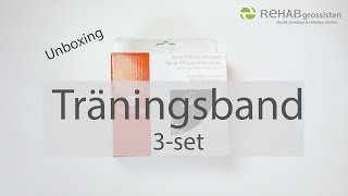 Unboxing av Sveltus Träningsband 3set [upl. by Ecyak]