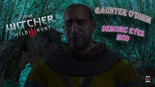 Gaunter ODimm Demonic Eyes Mod  Yantra dialogue on Olgierd  The Witcher 3 Hearts of Stone [upl. by Anial]