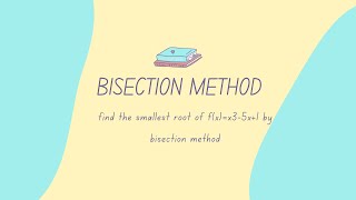 Bisection method [upl. by Shayne981]