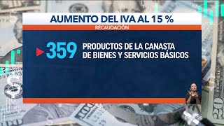 94 productos de la canasta básica no tienen IVA en Ecuador [upl. by Anitnuahs]