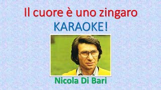 Il cuore è uno zingaro Karaoke [upl. by Eisteb]