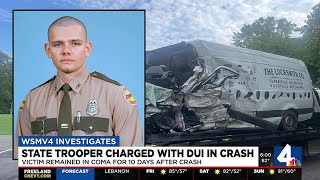 State trooper charged with DUI in crash [upl. by Lash]