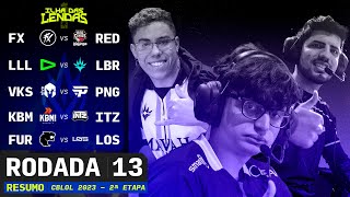 RESUMO CBLOL 13ª Rodada TOMARAM O MAIOR STOMP DO SPLIT  Ilha das Lendas [upl. by Nitsid]