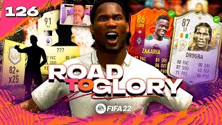 I got ICON DROGBA amp opened the 82 x25 icon swaps pack FIFA 22 Road to Glory 126 [upl. by Granger61]